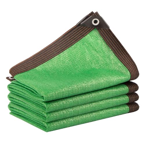 Grün Schattiernetz mit Ösen Schattierungsnetz 90% Sonnenschutznetz für Gewächshaus Pergola 1x2 3x4 2x6 4x4 5x5 2x2 7x8 2x10m(2x2.5（m）) von Generic