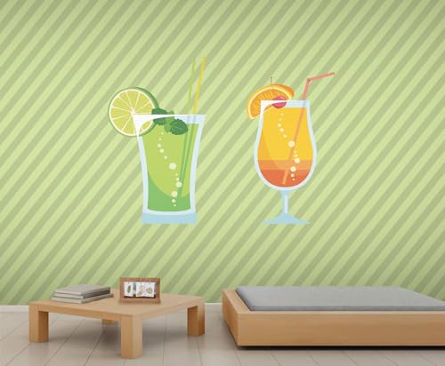 Grüne Streifen Tapete Getränke Tapete Wohnzimmer Orangefarbener Farbverlauf Gelbe Getränke Wandbilder für Schlafzimmer Sommerliche Bunte Tapete Kinderzimmer Wohnzimmer Wandbild Poster 280 X 200 cm Grüne Streifen Tapete Getränke Tapete Wohnzimmer Orangefarbener Farbverlauf Gelbe Getränke Wandbilder für Schlafzimmer Sommerliche Bunte Tapete Kinderzimmer Wohnzimmer Wandbild Poster 280 X 200 cm von Generic