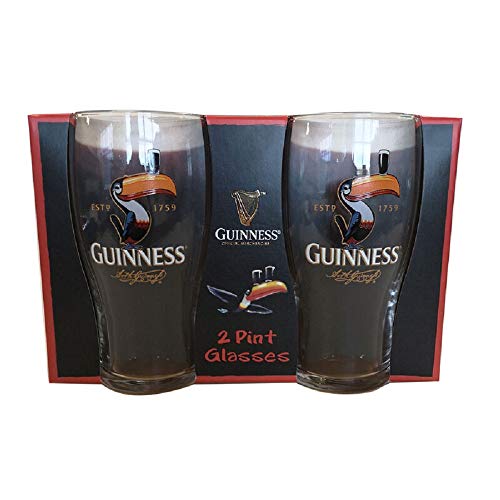 Guinness Toucan Pint-Gläser, 2 Stück von Generic