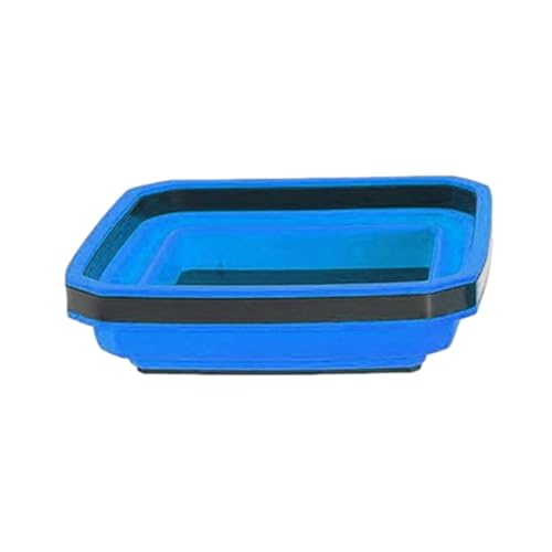 Gummibeschichtetes magnetisches Tablett-Set – Kompaktes Magnettablett für Schrauben, Halterung für magnetische Teile aus Silikon | Magnetisches Tablett für Mechaniker, magnetische Tabletts für Mekka von Generic