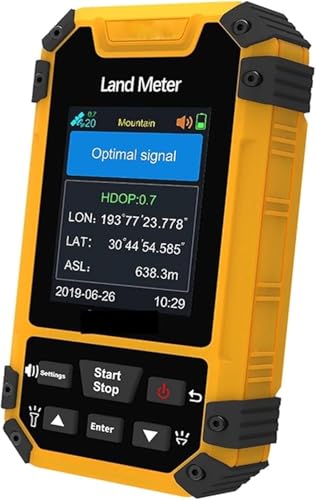 Hadheld GPS Lad Surveyig Equipmet, S4 Color Scree GPS Lad Meter, Surveyig Machie Professioal Receiver Area Measuremet, Für Forest Farmlad Moutai Miig See, Yellow Hadheld GPS Lad Surveyig Equipmet, S4 Color Scree GPS Lad Meter, Surveyig Machie Professioal Receiver Area Measuremet, Für Forest Farmlad Moutai Miig See, Yellow von Generic