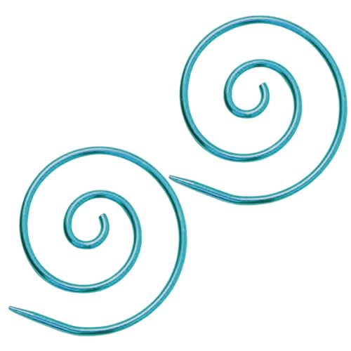 Häkelmarker, 2 x Spiralstich-Marker, Aluminium-Häkel-Marker, hervorragende Qualität, Strickstich-Marker zum Stricken und Häkeln von Generic