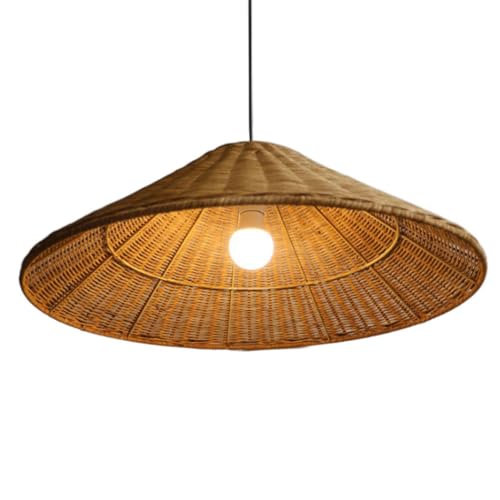 Hängelamfür Den Außenbereich, Rustikale Bauernhaus-Pendelleuchte – 50 cm Großer Kuppel-Kronleuchter, 1-Flammiger Rattanschirm, Deckenbeleuchtung, Küstenstrand-Rattanleuchte Für Küche, Esszimmer, Wohnz Hängelamfür Den Außenbereich, Rustikale Bauernhaus-Pendelleuchte – 50 cm Großer Kuppel-Kronleuchter, 1-Flammiger Rattanschirm, Deckenbeleuchtung, Küstenstrand-Rattanleuchte Für Küche, Esszimmer, Wohnz von Generic