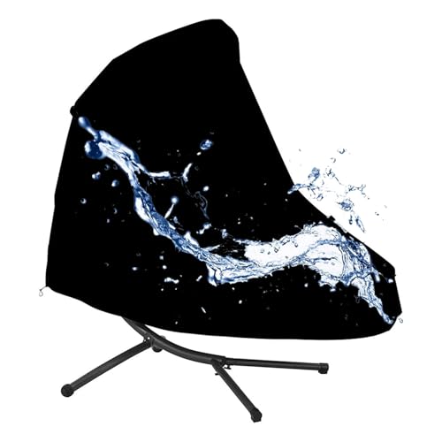 Hängeliege Schutzhülle Wasserdichte Abdeckung für Schwingsessel Gartenliege,Hängesessel Abdeckung Oxford 420D Gewebe Abdeckplane Abdeckhaube(Size:420D:185x117x198cm,Color:A) von Generic