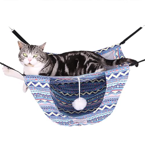 Hängematte für Kätzchen, Hängematte für Katzen, doppellagige Hängematte für den Sommer, aus Seide, Eisseide für Kleintiere, Kätzchen, Kaninchen, Käfige für Katzen und Frettchen Hängematte für Kätzchen, Hängematte für Katzen, doppellagige Hängematte für den Sommer, aus Seide, Eisseide für Kleintiere, Kätzchen, Kaninchen, Käfige für Katzen und Frettchen von Generic