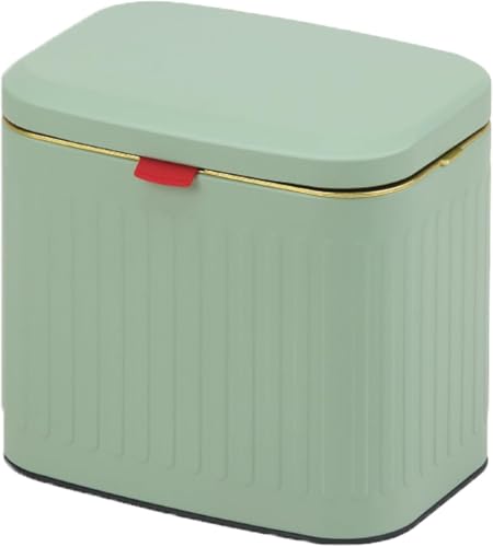 Hängender Mülleimer Mit Deckel, Wandmontierter Faltbarer, Küchenkompostbehälter Müll, Dose Für Arbeitsplatte Oder Unter Der Spüle, Wandmontierter Thekenabfallbehält, Green, 4L von Generic