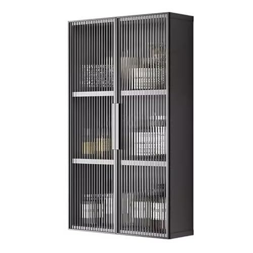 Hängeschrank Schlafzimmer Bad Schrank Hängend Keine Bohrlöcher Erforderlich mit Schranktür mit Griff Open Compartment Geeignet für Badezimmer und Wohnzimmer(C,50 * 12 * 75cm) von Generic