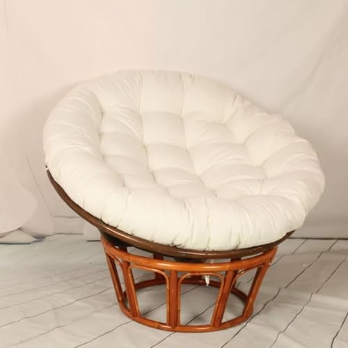 Hängesessel Kissen, Auflage für Polyrattan/Rattan Hängeschaukel, Polster, Hängekorb, Schaukel Korb, Schaukelkissen Rückenkissen(D,40 x 40 cm) von Generic