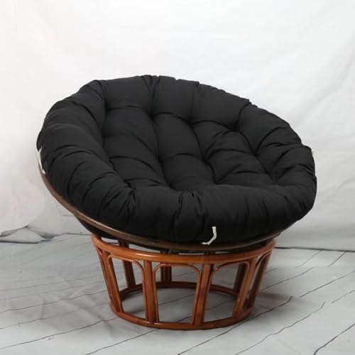 Hängesessel Kissen, Auflage für Polyrattan/Rattan Hängeschaukel, Polster, Hängekorb, Schaukel Korb, Schaukelkissen Rückenkissen(F,80x 80cm) von Generic