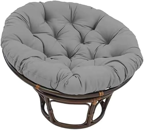 Hängesessel Kissen, Auflage für Polyrattan/Rattan Hängeschaukel, Polster, Hängekorb, Schaukel Korb, Schaukelkissen Rückenkissen(H,80x 80cm) von Generic