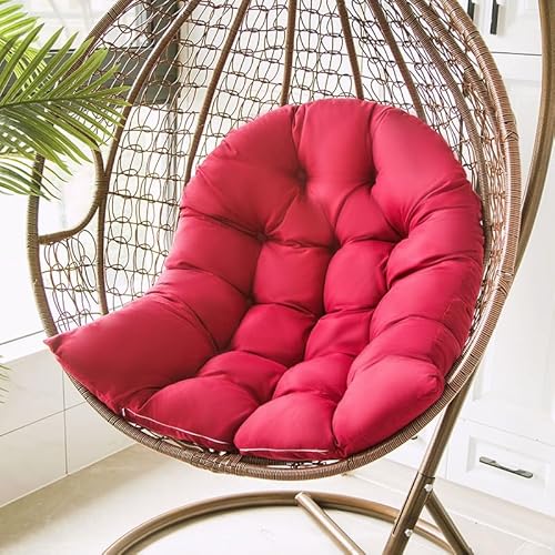 Hängesessel Kissen, Hängesessel Kissen Outdoor, Polster für Hängesessel Waschbar, Schaukelstuhl Auflage mit Reißverschluss, für Polster, Hängekorb, Schaukel Korb,Gartenstuhl Kissen Hängestuhl,E von Generic