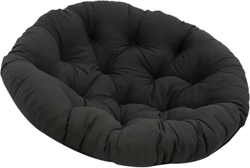 Hängesesselkissen, Multifunktional Gartenstuhl Kissen, Rundes Dicke Stuhlkissen Bequem Weich Sitzkissen Hängesessel Für Indoor Outdoor Garten Stuhlauflage(#1,100 * 100 cm) von Generic