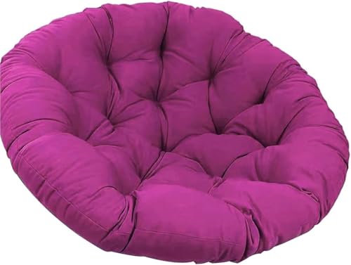 Hängesesselkissen, Multifunktional Gartenstuhl Kissen, Rundes Dicke Stuhlkissen Bequem Weich Sitzkissen Hängesessel Für Indoor Outdoor Garten Stuhlauflage(#10,150 * 110 cm) von Generic