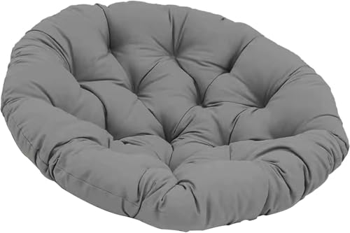 Hängesesselkissen, Multifunktional Gartenstuhl Kissen, Rundes Dicke Stuhlkissen Bequem Weich Sitzkissen Hängesessel Für Indoor Outdoor Garten Stuhlauflage(#2,60 * 60 cm) von Generic