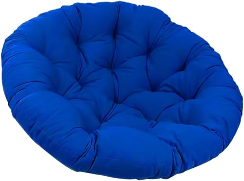 Hängesesselkissen, Multifunktional Gartenstuhl Kissen, Rundes Dicke Stuhlkissen Bequem Weich Sitzkissen Hängesessel Für Indoor Outdoor Garten Stuhlauflage(#8,130 * 130 cm) von Generic