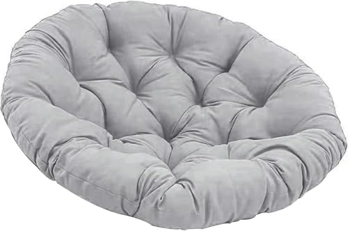 Hängesesselkissen, Multifunktional Gartenstuhl Kissen, Rundes Dicke Stuhlkissen Bequem Weich Sitzkissen Hängesessel Für Indoor Outdoor Garten Stuhlauflage(#9,120 * 120 cm) von Generic