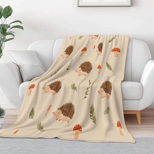 Haferflocken Bedruckte Kuscheldecke Für Kinder Jungen Mädchen Erwachsene, Ultraweicher Flauschiger Aquarellpflanzen Pilze Igel Fuzzy Flanell Decke Für Schlafsofa Couch 150 x 200 cm Haferflocken Bedruckte Kuscheldecke Für Kinder Jungen Mädchen Erwachsene, Ultraweicher Flauschiger Aquarellpflanzen Pilze Igel Fuzzy Flanell Decke Für Schlafsofa Couch 150 x 200 cm von Generic