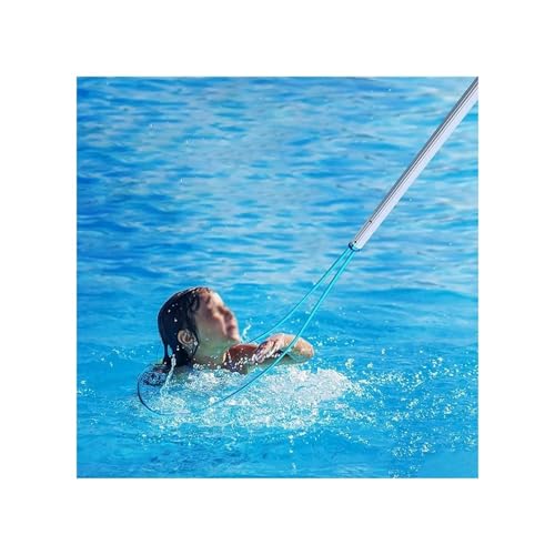 Haken Für Stangen Im Kommerziellen Schwimmbadbereich – Verstellbare, Teleskopische, Robuste Rettungsstange – Lebensrettende Notfallausrüstung Zur Rettung Von Ertrinkenden(2 m) von Generic