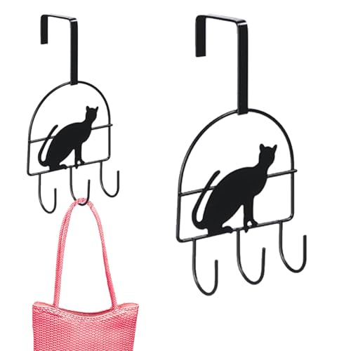 Haken für die Rückseite der Tür, Türhaken aus Metall zum Aufhängen unsichtbarer Kleidung, Kleiderhaken ohne Stempel, Handtuchhalter langlebig für Badezimmer, Schlafzimmer Haken für die Rückseite der Tür, Türhaken aus Metall zum Aufhängen unsichtbarer Kleidung, Kleiderhaken ohne Stempel, Handtuchhalter langlebig für Badezimmer, Schlafzimmer von Generic