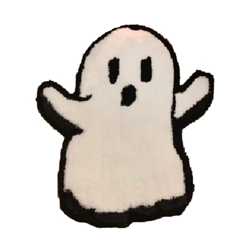 Halloween-Badematte für Badezimmer, süßer Teppich, wasserabsorbierend, für Dusche, Schlafzimmer, Badewanne, waschbar, Badezimmerteppich, lustige Teppiche, waschbar, weich & Jyq88 (B, One Size) von Generic