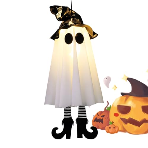 Halloween-Ghostt-Nachttischlampe – hängbarer beleuchteter leuchtender Geist – Halloween- -Dekorationen | beleuchtete Ornamente für den Außenbereich, dekoratives LED-Zubehör für Garten, Rasen Halloween-Ghostt-Nachttischlampe – hängbarer beleuchteter leuchtender Geist – Halloween- -Dekorationen | beleuchtete Ornamente für den Außenbereich, dekoratives LED-Zubehör für Garten, Rasen von Generic
