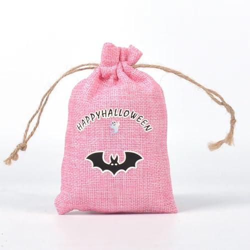 Halloween Kordelzug Taschen Bunte Sackleinen Candy Beutel Für Schmuck Lagerung Party Snh493 (15x10cm) von Generic