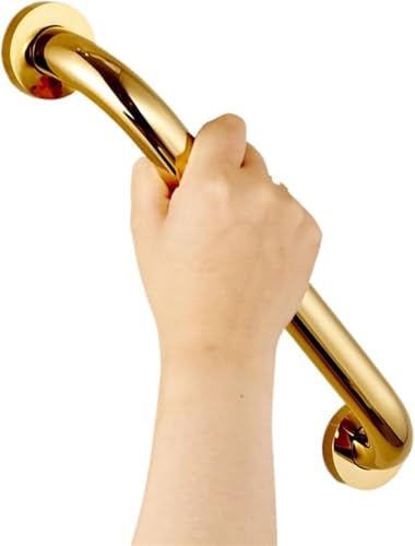 Haltegriff Gold Messing Wandmontage Badezimmer Armlehne Griff Badewanne Haltegriff Toilette Ältere Menschen Handlauf Zuhause Sicherheit, Gold, 30cm Haltegriff Gold Messing Wandmontage Badezimmer Armlehne Griff Badewanne Haltegriff Toilette Ältere Menschen Handlauf Zuhause Sicherheit, Gold, 30cm von Generic