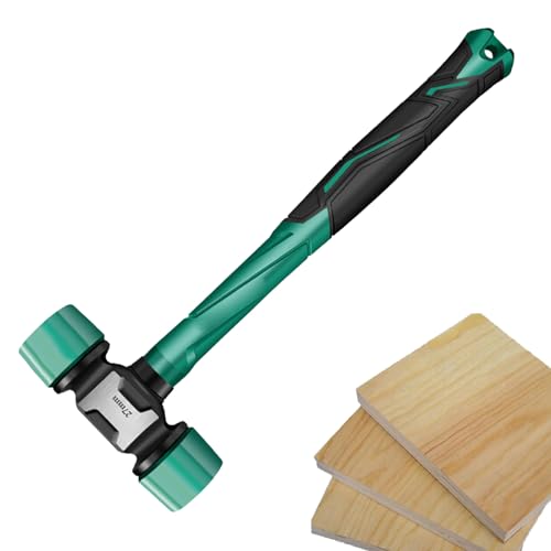 Hammer – Gummihammer, weicher Schlaghammer, Campingzubehör, Gummihammer, rutschfester Schlägel für Schlafsaal, Bett, robuste Gummihammerköpfe, ergonomischer Griff, tragbar, doppelseitig, weicher Malet Hammer – Gummihammer, weicher Schlaghammer, Campingzubehör, Gummihammer, rutschfester Schlägel für Schlafsaal, Bett, robuste Gummihammerköpfe, ergonomischer Griff, tragbar, doppelseitig, weicher Malet von Generic