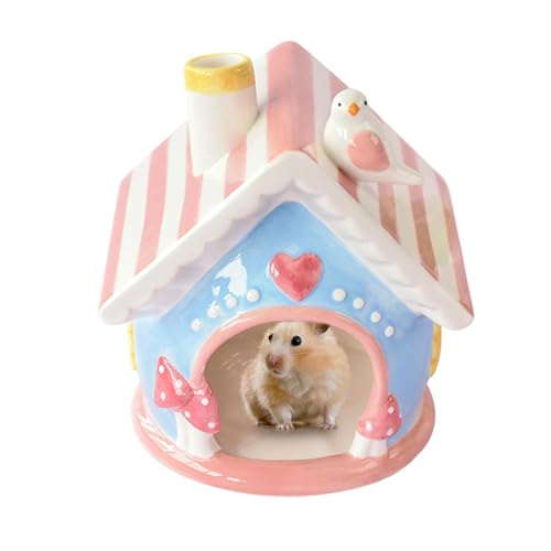 Hamsterhaus, Hamsterverstecke | Cooles Bett für das süße Hamsterhaus, kreatives Chinchilla Hut, Zubehör für Haustiere, Häuser und Verstecke von Gerbil, Felle von kleinen Tieren von Generic