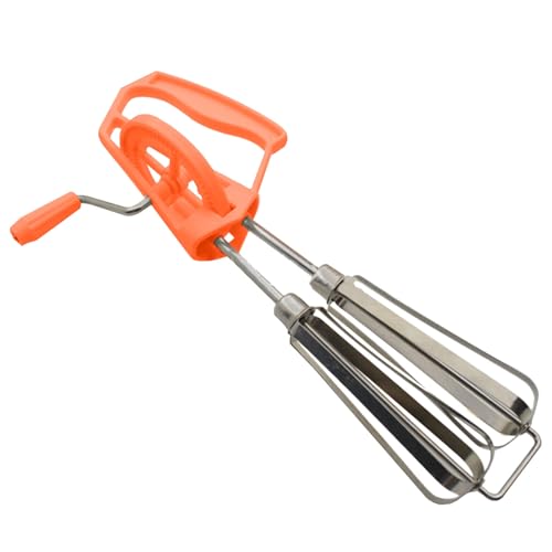 Hand Crank Egg Beater – Stainless Steel Manual Mixer with Rotating Whisks, Ergonomic Handle Kitchen Tool for Beating Eggs, Cream, Batter, Compact Mechanical Whisk for Baking, Cooking, Blending Hand Crank Egg Beater – Stainless Steel Manual Mixer with Rotating Whisks, Ergonomic Handle Kitchen Tool for Beating Eggs, Cream, Batter, Compact Mechanical Whisk for Baking, Cooking, Blending von Generic