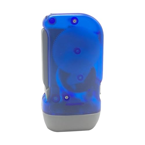 Hand Kurbelfackel - Einstellbare Strahllampe, Tragbares Lagerlicht | Manuelle Powered Laterne, Ergonomische Grip Taschenlampe Für Wandern oder Notfallreisen In Wildnis Und Abenteuer In der Nacht von Generic