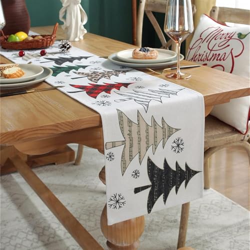 Handgemachte Einfache Tischläufer Tischläufer Weihnachten Tischläufer Grüner Weihnachtsbaum Dickes Leinen Baumwolle 100% Leinen Esstischdecke Tee Tisch Tv Schrank Tischdecke, A, 30 * 180cm Handgemachte Einfache Tischläufer Tischläufer Weihnachten Tischläufer Grüner Weihnachtsbaum Dickes Leinen Baumwolle 100% Leinen Esstischdecke Tee Tisch Tv Schrank Tischdecke, A, 30 * 180cm von Generic