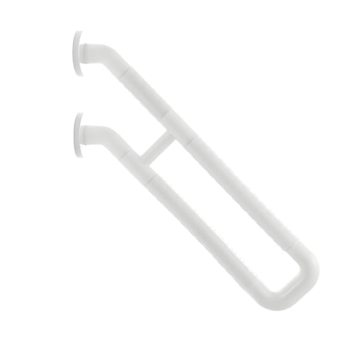 Handlauf für Außentreppen U-förmiges Treppengeländer Innen Außen Robuster Wandgriff aus Metall für Veranda, Garage, Eingang, Hof(White) von Generic