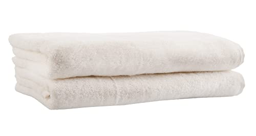 Handtuch-Set für Badezimmer - 2 Stück 140x70 cm groß Handtücher, 100% Natürliche Ungefärbte Baumwolle, Schnelltrocknende Badetücher, weiche Duschtücher, 450 g/m² frottee von Generic