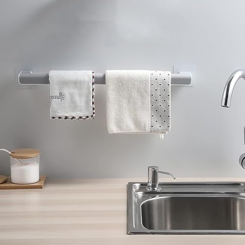 Handtuchhalter Selbstklebender Handtuchhalterhalter An Der Wand Kleben Handtuchhalter Premium Abs Handtuchhalter Badezimmer Oder Küche Zubehör Kein Bohrer, 27.4in/69.5cm Handtuchhalter Selbstklebender Handtuchhalterhalter An Der Wand Kleben Handtuchhalter Premium Abs Handtuchhalter Badezimmer Oder Küche Zubehör Kein Bohrer, 27.4in/69.5cm von Generic