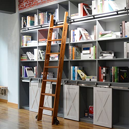 Hardware-Kit für Bibliotheksschiebeleiter (ohne Leiter), Rollleiter-Hardware, Hardware-Kit für Bibliotheksschiebeleiter (ohne Leiter), komplettes Hardware-Set für Hänges von Generic