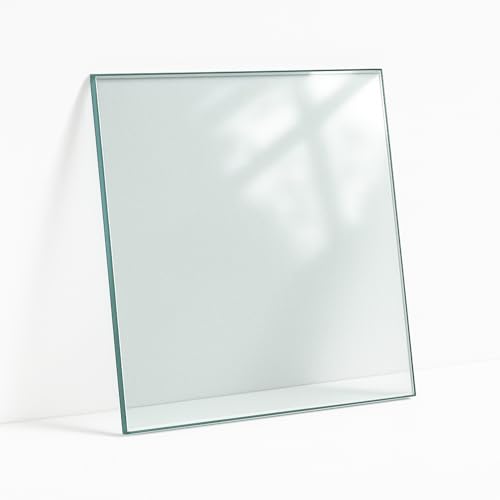 Hartglas Tischplatte Transparent Quadratische Glasplatte für Tisch 50x50 cm Couchtisch Platte Klar aus Gehärtetem GlasDurchsichtig Hartglas Tischplatte Transparent Quadratische Glasplatte für Tisch 50x50 cm Couchtisch Platte Klar aus Gehärtetem GlasDurchsichtig von Generic