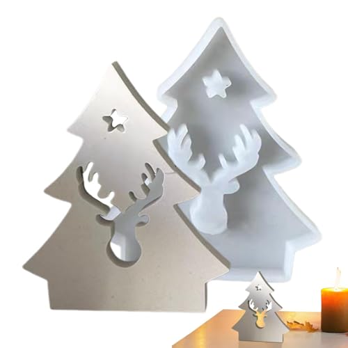 Harz Weihnachtsbaum Gießform, Weihnachtsbaum Form - Weihnachten Kerzenhalter - Zement Ornament Formen, Gips Silikonform Handwerk Harz Kerzenleuchter Form Harz Weihnachtsbaum Gießform, Weihnachtsbaum Form - Weihnachten Kerzenhalter - Zement Ornament Formen, Gips Silikonform Handwerk Harz Kerzenleuchter Form von Generic