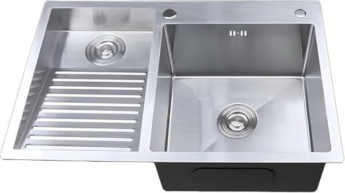 Haushalt Edelstahl Laudry SIK, Hatte Laudry SIK Gemacht, Waschwanne Mit Waschbrett, Für Waschraum Workshop Basemet Silber, Silver~l, 70x48x22cm Haushalt Edelstahl Laudry SIK, Hatte Laudry SIK Gemacht, Waschwanne Mit Waschbrett, Für Waschraum Workshop Basemet Silber, Silver~l, 70x48x22cm von Generic