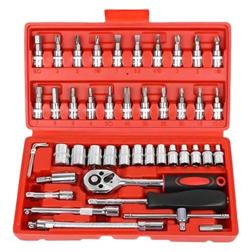 Haushalts-Mechaniker-Werkzeugset – Haushalts-Handwerkzeug-Set, Auto-Reparatur-Handwerkzeug-Set, Auto-Reparatur-Werkzeugkoffer mit essentiellen Werkzeugen von Generic