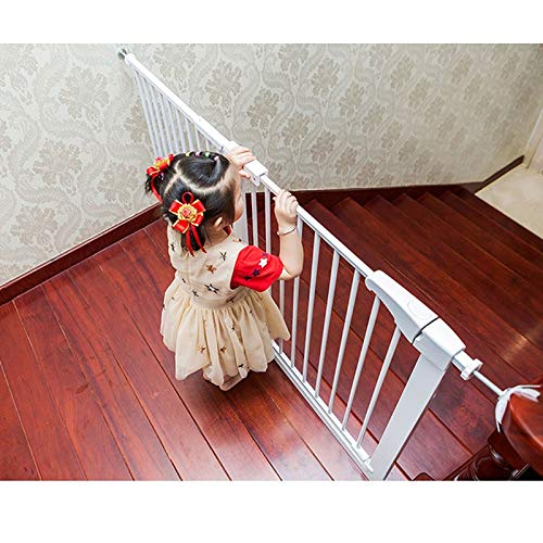 Haustier-Laufgitter, Sicherheitsgitter Für Treppen, Frei Stanzbare Haustier-Isolationstür, Selbstschließende Dual-Lock-Treppengeländer/239-247Cm von Generic