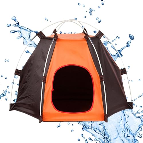 Haustierzelte für kleine Hunde – Polyester Outdoor Camping Camping Zelt | Tragbare Faltbare Camping Zelt Ständer für Haus Tnet Wasserdicht Haustierzelte für kleine Hunde – Polyester Outdoor Camping Camping Zelt | Tragbare Faltbare Camping Zelt Ständer für Haus Tnet Wasserdicht von Generic