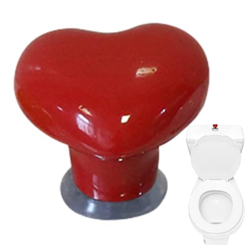 Heart Shaped Toilet Tank Button Aid - Easy Press Toilet Flush Tool, Button Helper Pusher With Ergonomic Design | Toilet Button Extender For Drawer Handles, Tank Lid Push Tool, Bathroom Utility Gadget, Heart Shaped Toilet Tank Button Aid - Easy Press Toilet Flush Tool, Button Helper Pusher With Ergonomic Design | Toilet Button Extender For Drawer Handles, Tank Lid Push Tool, Bathroom Utility Gadget, von Generic