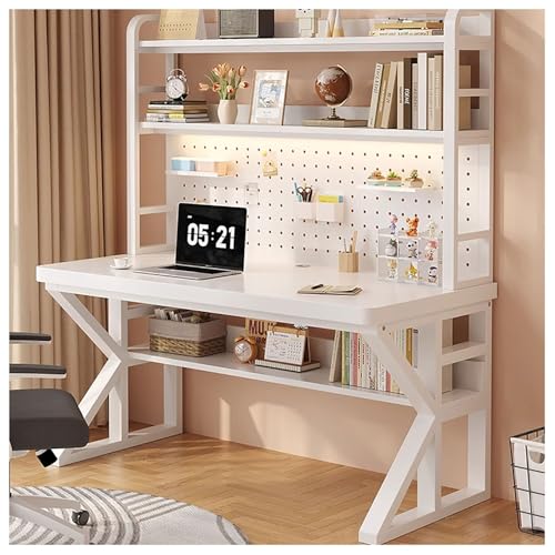 Heimbüro-Schreibtisch Computer-/Schreibtisch Modern minimalistisch Mit Schreibtisch-Ablagefach Massivholz for Büro, Home Office Wohnzimmer und Arbeitszimmer(10,110x50cm/43x20in) von Generic