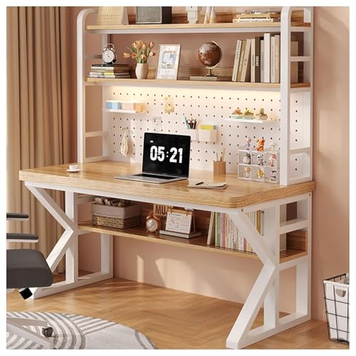 Heimbüro-Schreibtisch Computer-/Schreibtisch Modern minimalistisch Mit Schreibtisch-Ablagefach Massivholz for Büro, Home Office Wohnzimmer und Arbeitszimmer(9,80x50cm/31.5x20in) von Generic