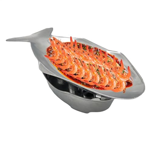 Heißer Kochtopf-Set – große Servierschale in Ofenform | Servierplatten in Form eines Fischtellers im thailändischen Stil für Terrasse, Küche von Generic