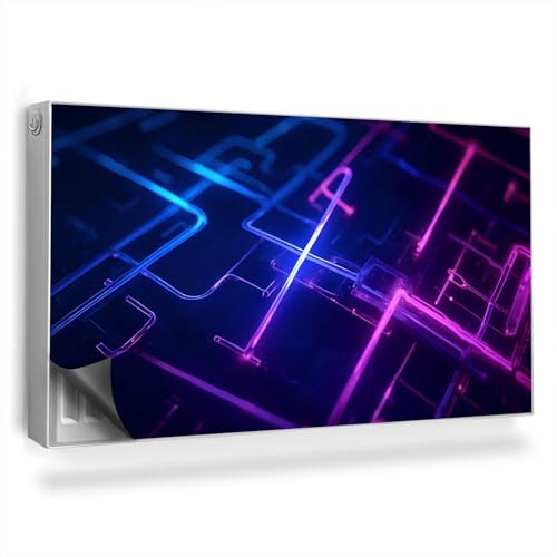 Heizkörperabdeckung 110x60 cm Einfache Installation Magnetbefestigung Hitzebeständing Magnetisch Heizung Schutz Magnetmatte für Heizkörper - Neonlichter Moderne Kunst Heizkörperabdeckung 110x60 cm Einfache Installation Magnetbefestigung Hitzebeständing Magnetisch Heizung Schutz Magnetmatte für Heizkörper - Neonlichter Moderne Kunst von Generic