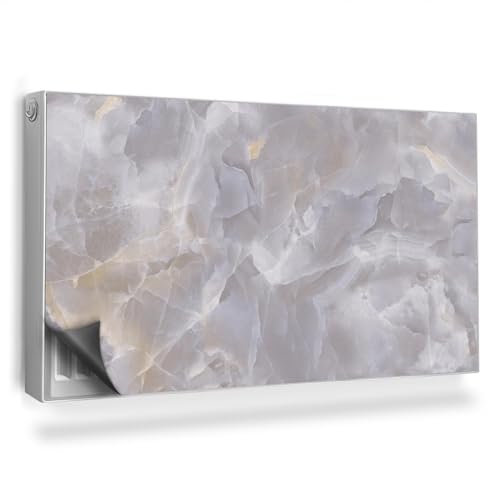 Heizkörperabdeckung 110x60 cm Magnetbefestigung Heizung Schutz Magnetmatte Hitzebeständing Einfache Installation für Heizkörper Magnetisch - Steinplatte mit stilvoller Marmorstruktur Heizkörperabdeckung 110x60 cm Magnetbefestigung Heizung Schutz Magnetmatte Hitzebeständing Einfache Installation für Heizkörper Magnetisch - Steinplatte mit stilvoller Marmorstruktur von Generic