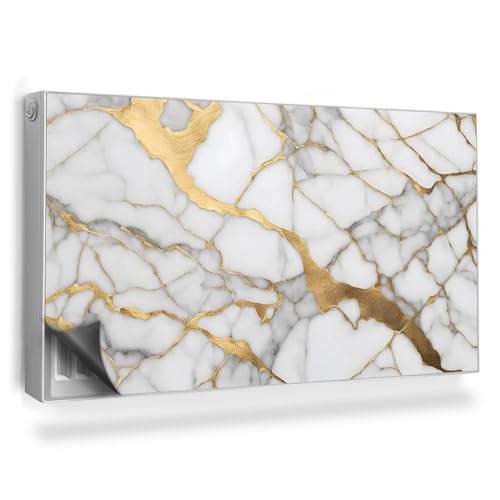 Heizkörperabdeckung 110x60 cm Magnetisch Hitzebeständing für Heizkörper Magnetbefestigung Einfache Installation Heizung Schutz Magnetmatte - Eleganter, mit Steinstruktur verzierter Marmor Heizkörperabdeckung 110x60 cm Magnetisch Hitzebeständing für Heizkörper Magnetbefestigung Einfache Installation Heizung Schutz Magnetmatte - Eleganter, mit Steinstruktur verzierter Marmor von Generic