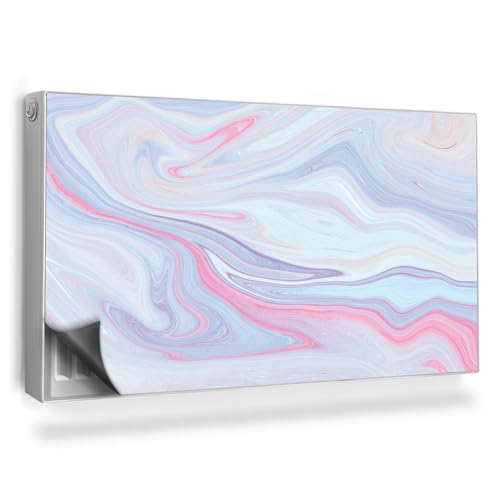 Heizkörperabdeckung 110x60 cm für Heizkörper Heizung Schutz Magnetisch Magnetbefestigung Magnetmatte Hitzebeständing Einfache Installation - Gemischte Pastellfarben, Farbe von Generic